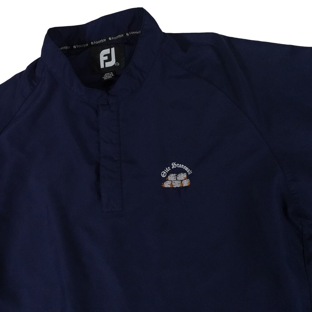 Olde Stonewall FootJoy FJ Performance Snap Button Windbreaker Pullover Men's XL